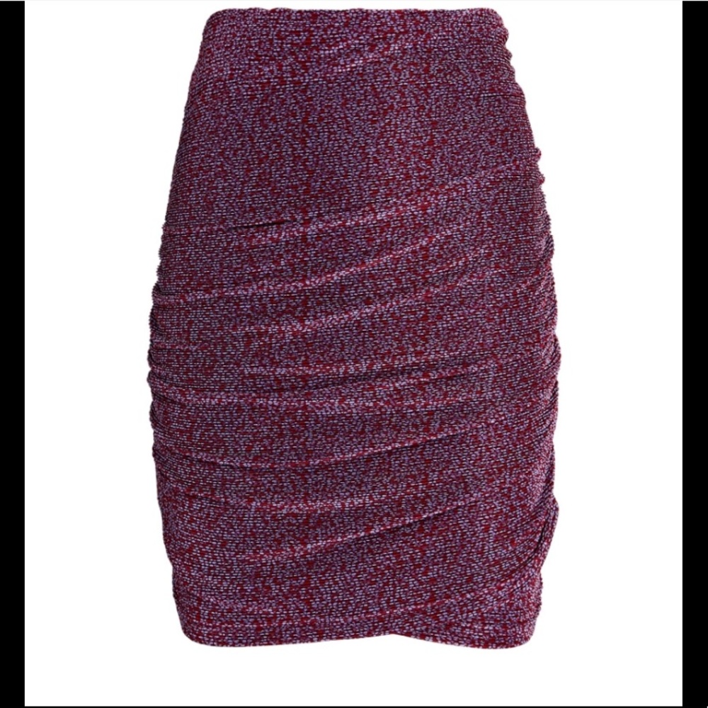 NWT SABINA MUSAYEV Zenobia Ruched Skirt, small